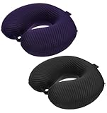 ValueBargain 2 Stück Nackenhörnchen Bezug, Nackenkissen Bezug 30x30 cm U-Form...