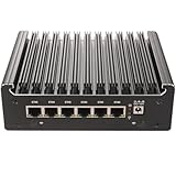 4K Firewall Micro Appliance, 6 Port i226-V 2.5G LAN Fanless Mini PC Celeron...