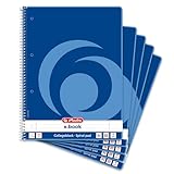 Herlitz Collegeblock x.book A4, Lineatur 27, 80 Blatt, Rand innen und außen, 5...