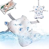 WELLXUNK Babybadenetzt, Baby Dusche Netz, Verstellbares Badesitznetz, B-aby...