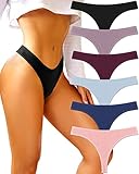 BeReady 6er Pack String Tanga Damen Set Baumwoll Unterhosen Sexy Unterwäsche...