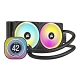 CORSAIR iCUE LINK H100i LCD-Flüssig-CPU-Kühler - 240mm AIO - QX120 RGB-Lüfter...