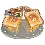 WALDBARON Faltbarer Camping Toaster aus Edelstahl – Tragbar, Klein & Kompakt,...