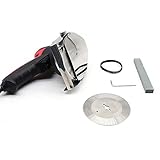 80W Edelstahl Kebabmesser Dönermesser Schnittstärke1-8mm Kebab Gyrosmesser BBQ...