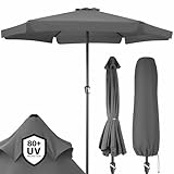 Kingsleeve® Sonnenschirm UV Schutz 80+ Balkon Schutzhülle 330cm Strand Schirm...