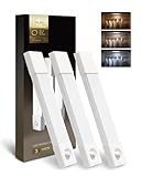 EZVALO Schrankbeleuchtung 20CM*3 Stück,30 LED Schrankleuchte Led mit...