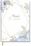 Notizbuch A5 liniert 'Time to grow' von Trendstuff by Häfft - 124 Seiten, 62...