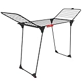 Vileda King Ultimate Wäscheständer, Black Edition, XXL-Leinen für weniger...
