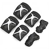 BOSONER Knieschoner Kinder Schoner Inliner Protektoren: 6er Set Schützer Inline...