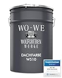 WO-WE Dachfarbe Sockelfarbe Dachbeschichtung W510 Anthrazitgrau ähnl. RAL...