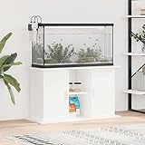 Homgoday Aquariumständer mit Fächer und Ablagen Aquarienschrank Aquarium...