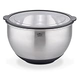 GSW Servierschüssel Primo 24 cm, Hochwertige Edelstahl Rühr- & Salatschüssel...