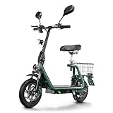 TWOFISH E Scooter mit Straßenzulassung(EEC), Elektroroller für Erwachsene mit...