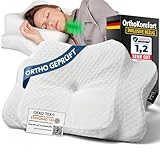 OrthoKomfort® Memory Foam Nackenstützkissen (Getestet & Zertifiziert) –...