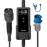 dé Ladekabel Typ 2 CEE Stecker Mobile Wallbox 7,4kW [1-phasig|6m|6-32A] mit...