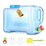 Umikk 5L~22L Camping Wasserkanister, Wasserbehälter mit Hahn, Tragbarer...