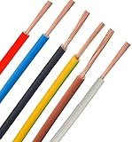 Verdrahtungssatz Einzelader H07V-K 1,5mm² - Schwarz Braun Grau Grün-Gelb Blau...