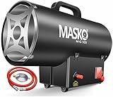 Masko® Gasheizgebläse Gasheizer Heizkanone Gasheizstrahler 10 KW Bauheizer Gas...