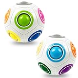 EACHHAHA 2 Stück Original-Regenbogenball Set,Magic Rainbow...