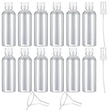 PIANKEKE 12 Stück Reiseflaschen Set, 100ml Leere Plastikflasche,...