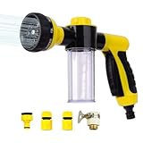 OBEST Garten Spritzpistole,Multifunktions Gartenschlauch-Sprühgerät mit 8...