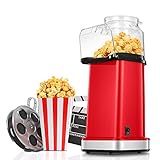 FOHERE® Popcornmaschine-1400W Süßes Popcorn Maker-Pops In 2 Minuten-17...