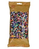 Hama Perlen 205-67 Bügelperlen Beutel mit ca. 6.000 bunten Midi Bastelperlen...
