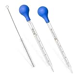 Transfer Pipette 5ml 10ml,Glas Pipetten,Glaspipette mit Bürsten,Glas Pipette...