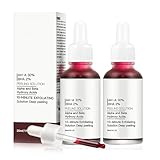 Fruchtsäurepeeling Gesicht, AH-A 30% + BHA 2% Chemisches Peeling Gesicht,...