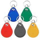 5 Stück 13.56MHz RFID Schlüsselanhänger NFC Token Tag, Wiederbeschreibbar und...