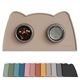 OHMO Napfunterlage für Kleine Hunde und Katze, 46x25cm, Unterlage für...