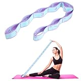 Yoga Stretching Strap, Yoga Stretch Gurt, Stretching Band mit 8 Schleifen,...