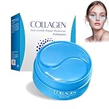 60 Pcs Augenpads,Augenpads Gegen Augenringe,Mit Hyaluron & Kollagen für...