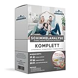 IVARIO Schimmeltest Komplett, Experten-Komplettanalyse im Labor für...