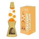 Fisura - Gelbe Lavalampe ohne Strom. Umweltfreundliche Lampe. Originelles...