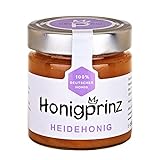 Honig Heidehonig 100% Deutscher Blütenhonig [1 x 250 Gramm] Honig Heide...