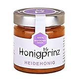 Honig Heidehonig 100% Deutscher Blütenhonig [1 x 250 Gramm] Honig Heide...