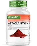 vit4ever Astaxanthin 12 mg - 150 Softgel Kapseln (10 Monatsvorrat) - Premium:...