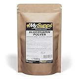 My Supps Glucosamin Pulver 500g – 100 % reines Glucosamin-HCL –...