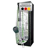 Mucola Growzelt 60x60x220 cm Set mit 3-in-1 Messgerät Zuchtzelt für...
