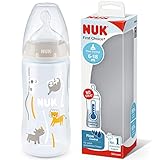 NUK First Choice+ Babyflaschen | 6-18 Monate | Anti-Colic-Ventil | BPA-frei |...