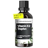 Vitamin K2 MK-7 200µg – 50 ml – all-Trans Gehalt 99,7% – laborgeprüft,...