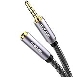 DuKabel Audio Verlängerung Kabel 4 Polig TRRS Kopfhörer Verlängerung 3.5mm...
