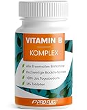 Vitamin B Komplex 365 Tabletten - B Komplex mit B12 - alle 8 B-Vitamine (B1, B2,...