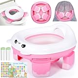 JEDWKFA Toilettensitz Kinder, Töpfchen für Unterwegs, Reisetoilette Kinder,...