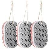 WLLHYF 3 Stück Badeschwamm für Frauen, Schwamm, Luffa, Körperschrubber,...