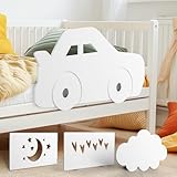 zovis Holz-Rausfallschutz für Kinderbetten - Sicherheit im Schlaf,...