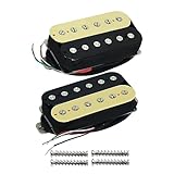 FLEOR Alnik 5 Gitarren-Tonabnehmer Zebra-Hals- und...