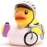 Duckshop I Badeente Radrennfahrer I Fahrrad Quietscheentchen I Rennrad...