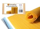 100% Reine Bienenwachsplatten (18 STK. - 19,5x39,5 cm) 1.4 kg, Mittelwände...